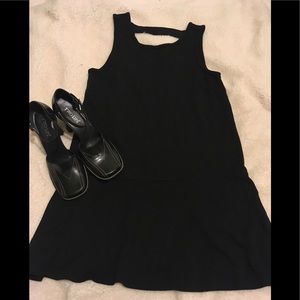 Jack by BB Dakota black minimalist mini dress sz M